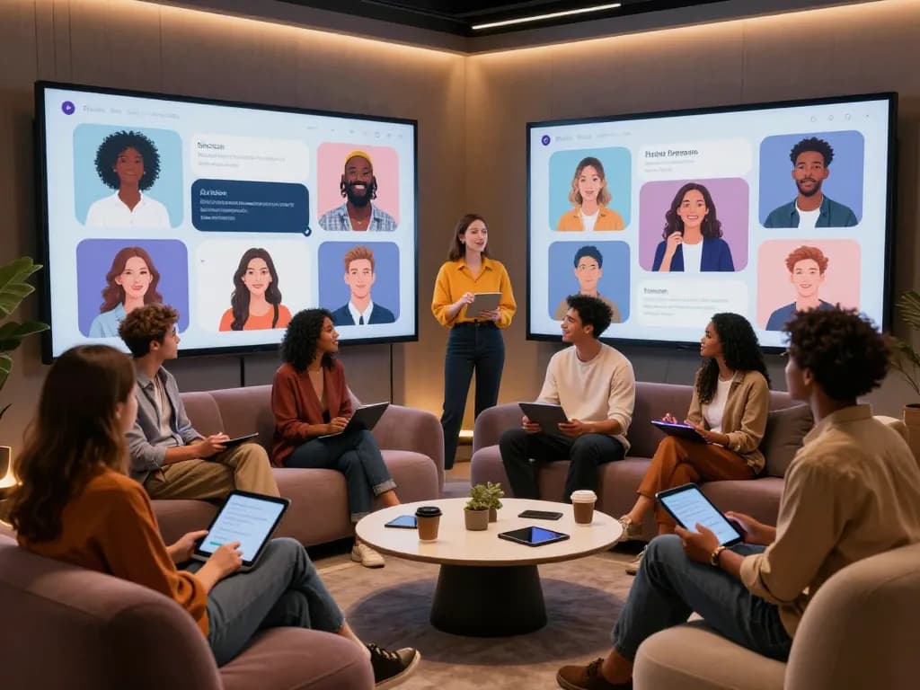 People participating in a free ai sex chat session using innovative virtual assistant technology.