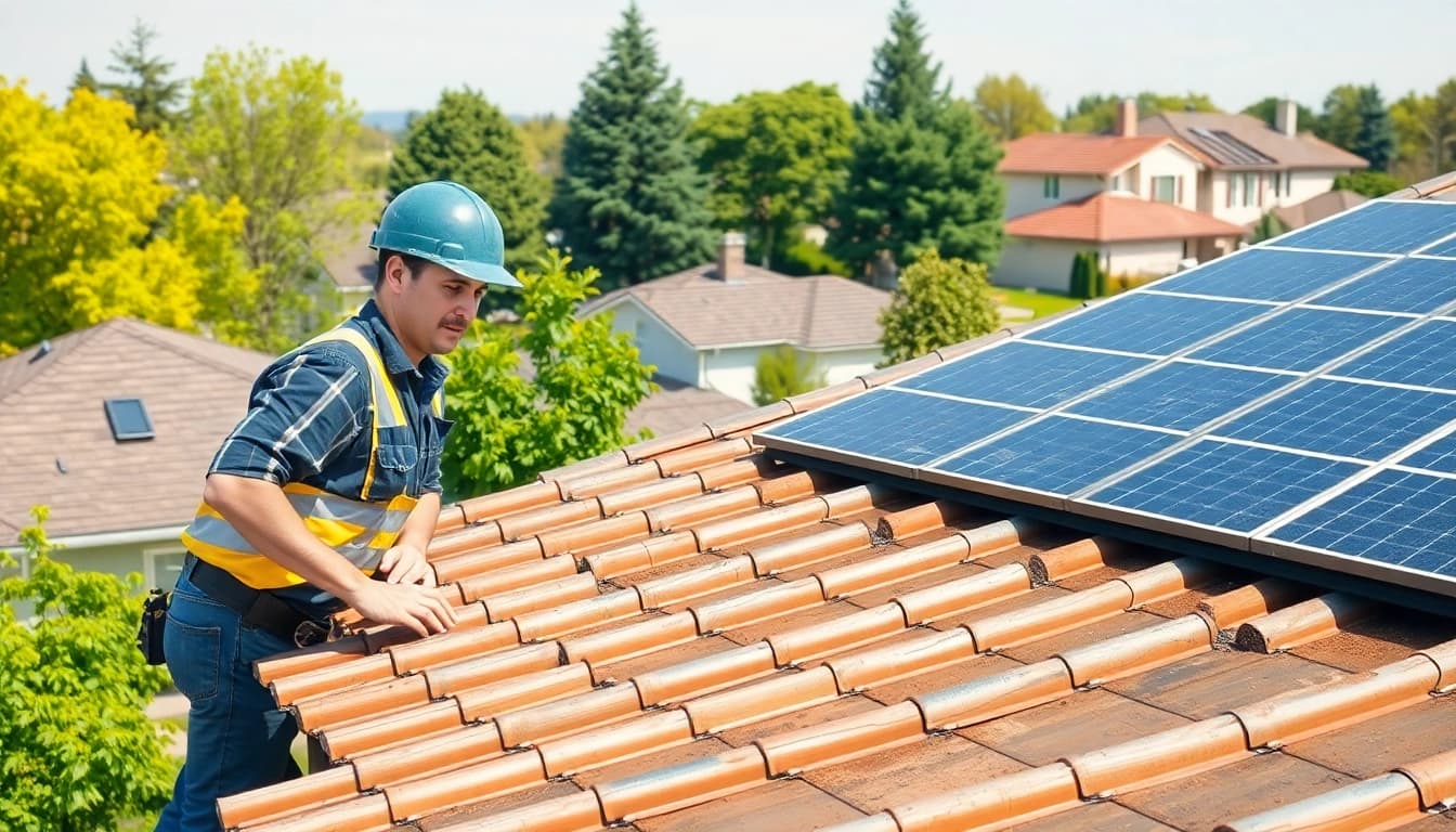 Boost your knowledge of energy-efficient roofing Bay Area with this professional installation scene.