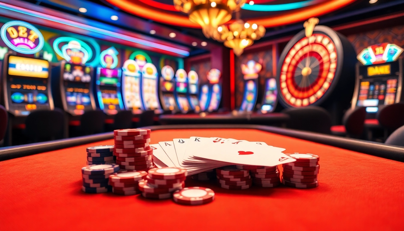 Experience thrilling play at the trang chủ s666 casino with vibrant tables, poker chips, and winning roulette wheels.
