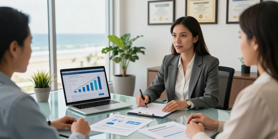 Client meeting in Virginia Beach with a financial advisor, showcasing personalized financial strategies.