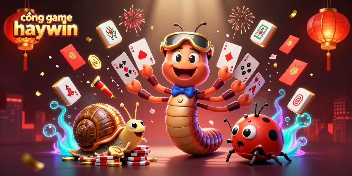 Engage in thrilling gameplay at cổng game haywin with vibrant scenes of cards and casino elements.