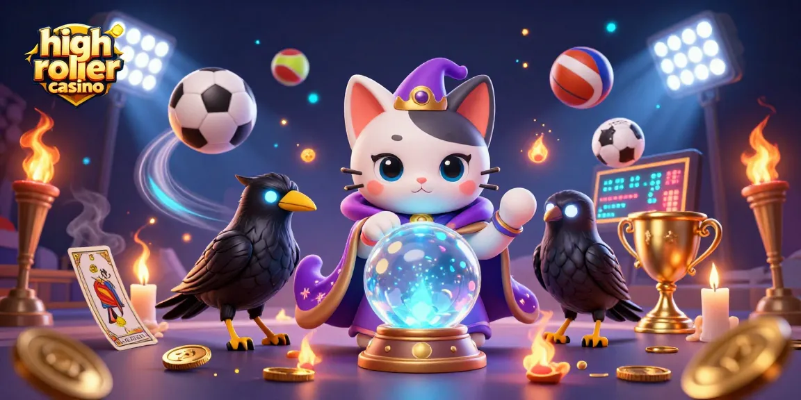 Experience the thrill of a high roller casino with vibrant elements and mystical characters in action.